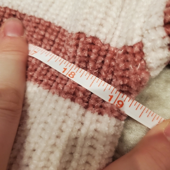 Soft Chenille Striped Jumper Sweater - Picture 7 of 8